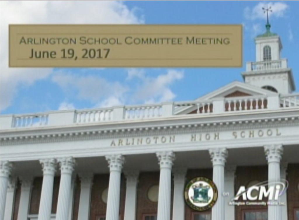 School Committee Meeting – June 19, 2017 School Committee Meeting – June 19, 2017