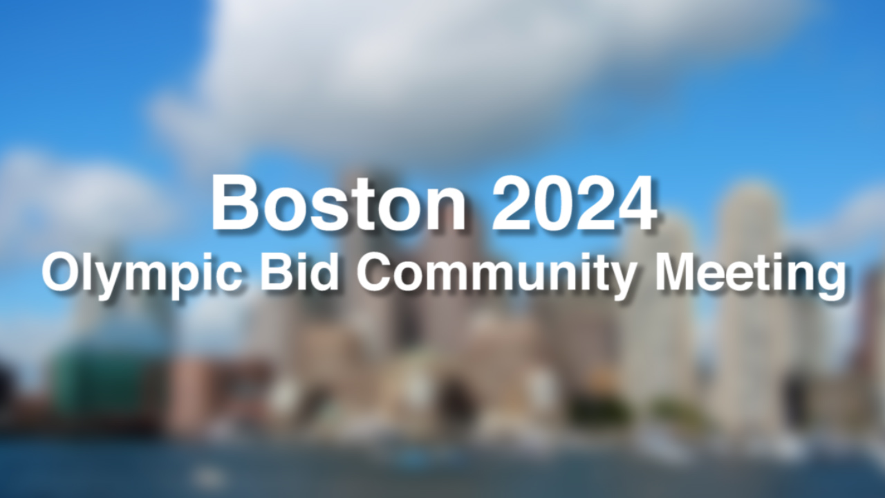 Boston 2024 Olympic Bid Community Meeting Arlington Community Media