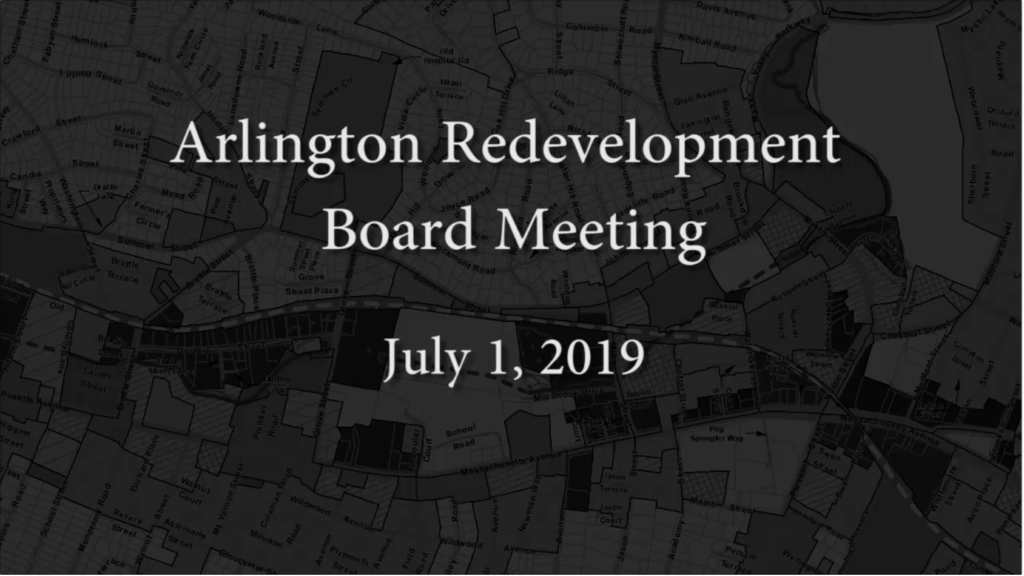 Redevelopment Board Meeting – July 1, 2019 Redevelopment Board Meeting – July 1, 2019