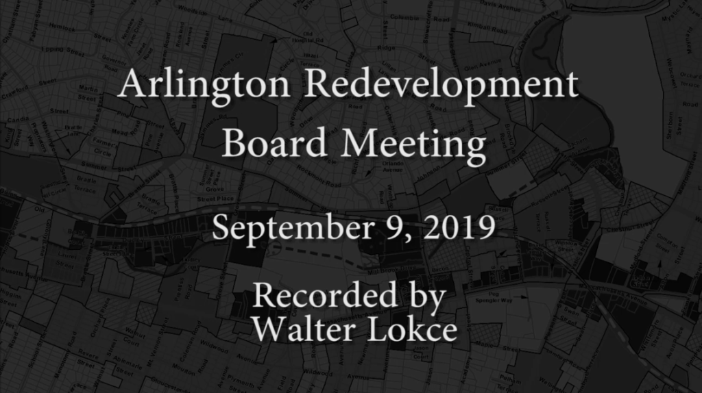 Redevelopment Board Meeting – September 9, 2019 Redevelopment Board Meeting – September 9, 2019