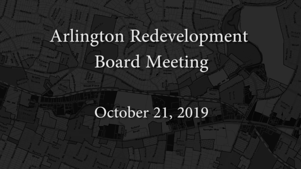 Redevelopment Board Meeting – October 21, 2019 Redevelopment Board Meeting – October 21, 2019