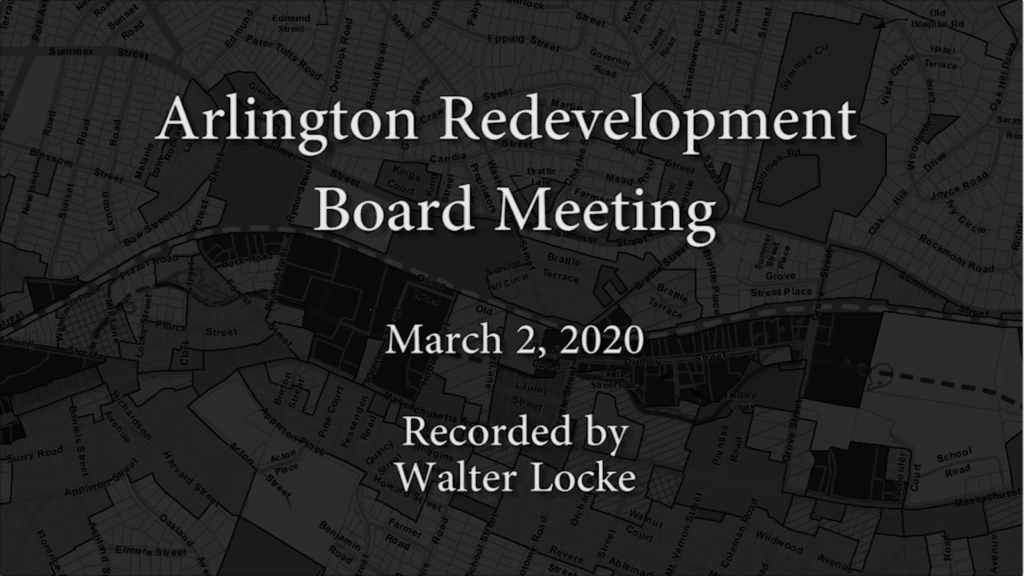 Redevelopment Board Meeting – March 2, 2020 Redevelopment Board Meeting – March 2, 2020