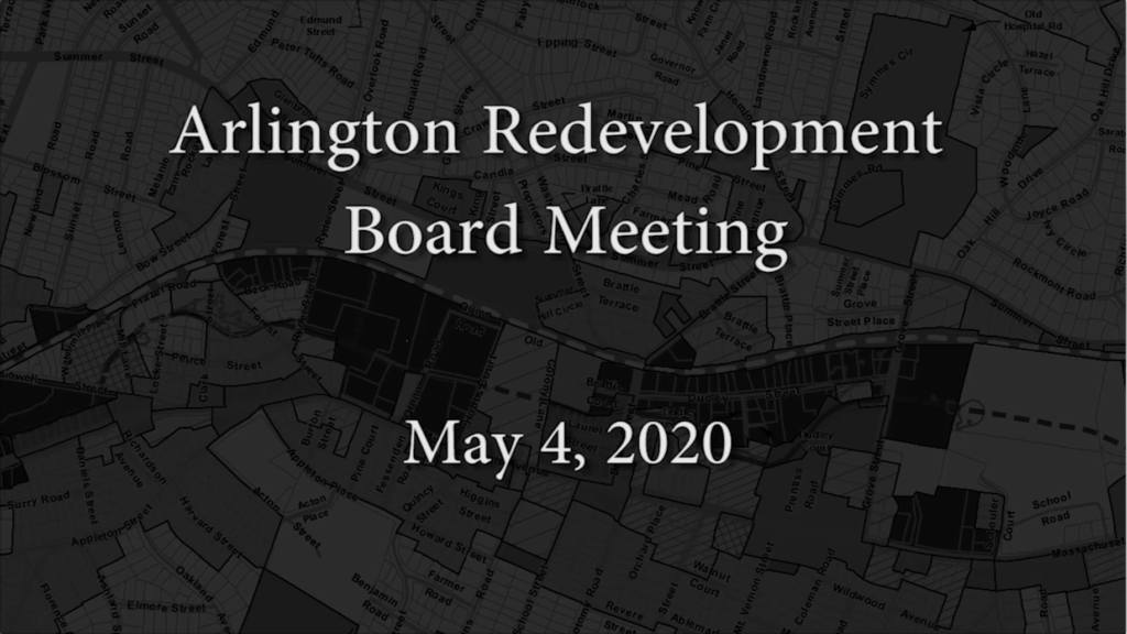 Redevelopment Board Meeting – May 4, 2020 Redevelopment Board Meeting – May 4, 2020