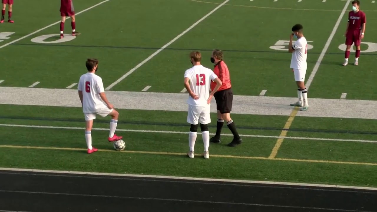 Arlington High School Boys Varsity Soccer vs Winchester - October 24, 2020