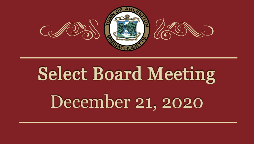 Select Board Meeting – December 21, 2020