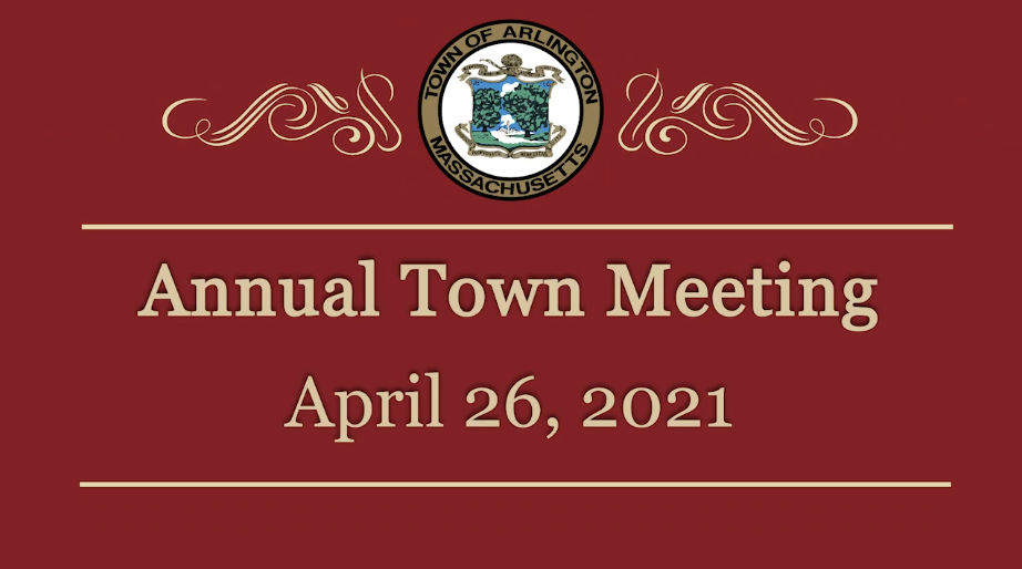 Town Meeting – April 26, 2021