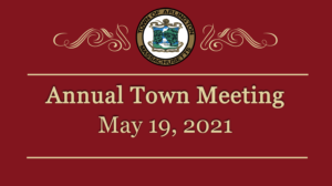 Town Meeting – May 19 2021