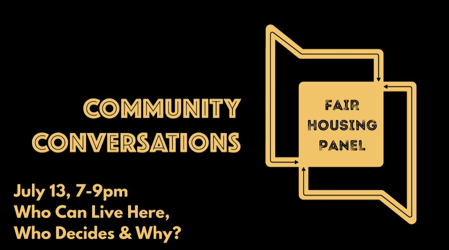 Community Conversations: Fair Housing Panel – July 13, 2021