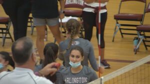 Arlington High School Girls' Volleyball vs Winchester | October 21, 2021
