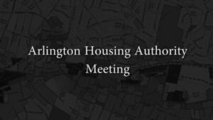 arlington housing authority meeting 11.17