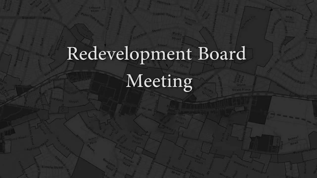 redevelopment board meeting